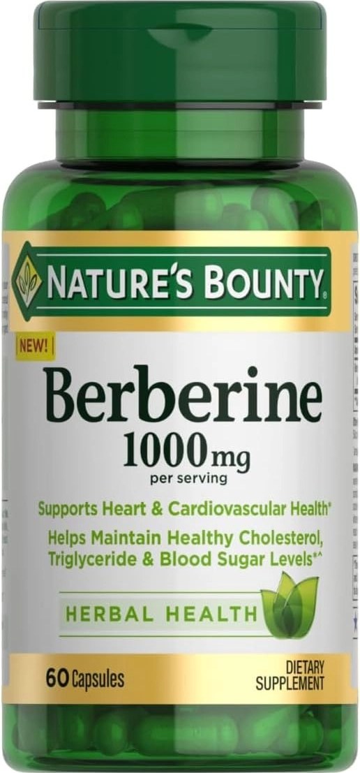 بربرین 1000 میلیگرم نیچرز بونتی 60 عددی Natures Bounty Berberine