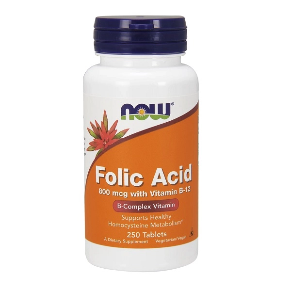 اسید فولیک ناو 250 عدد NOW Folic Acid