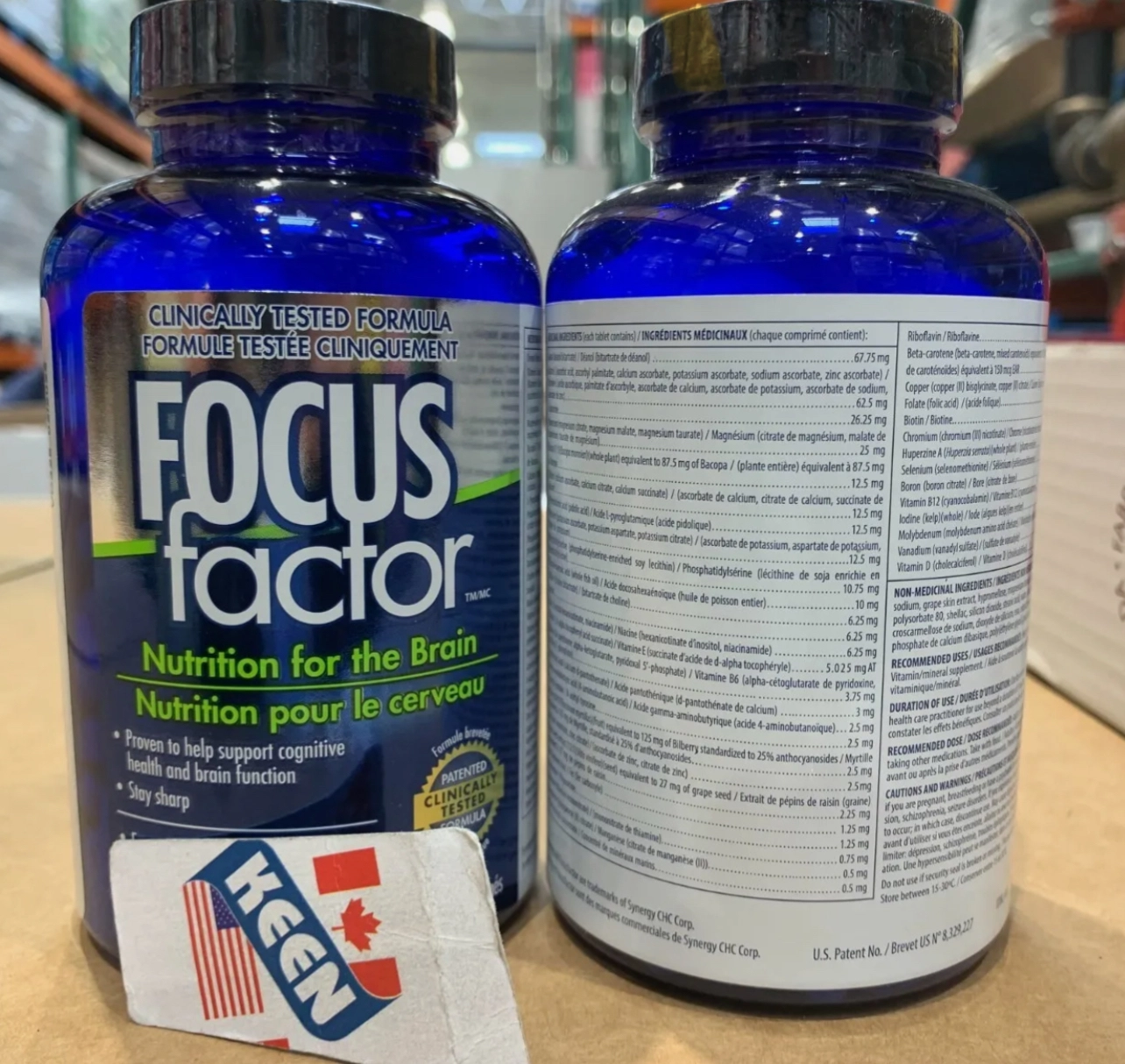 افزایش دهنده تمرکز فوکوس فکتور۱۵۰عددی Focus Factor Adults Extra Strength