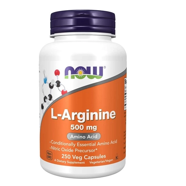 ال آرژنین ناو 500 میلی گرم 100 عدد NOW L-Arginine