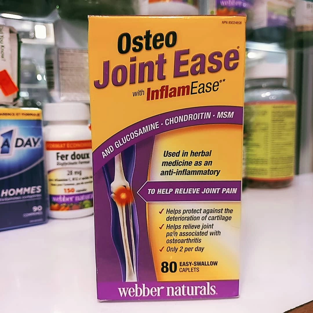 اوستئو جوینت ایس وبر نچرالز (۱۸۰ عددی) Webber Naturals Osteo Joint Ease