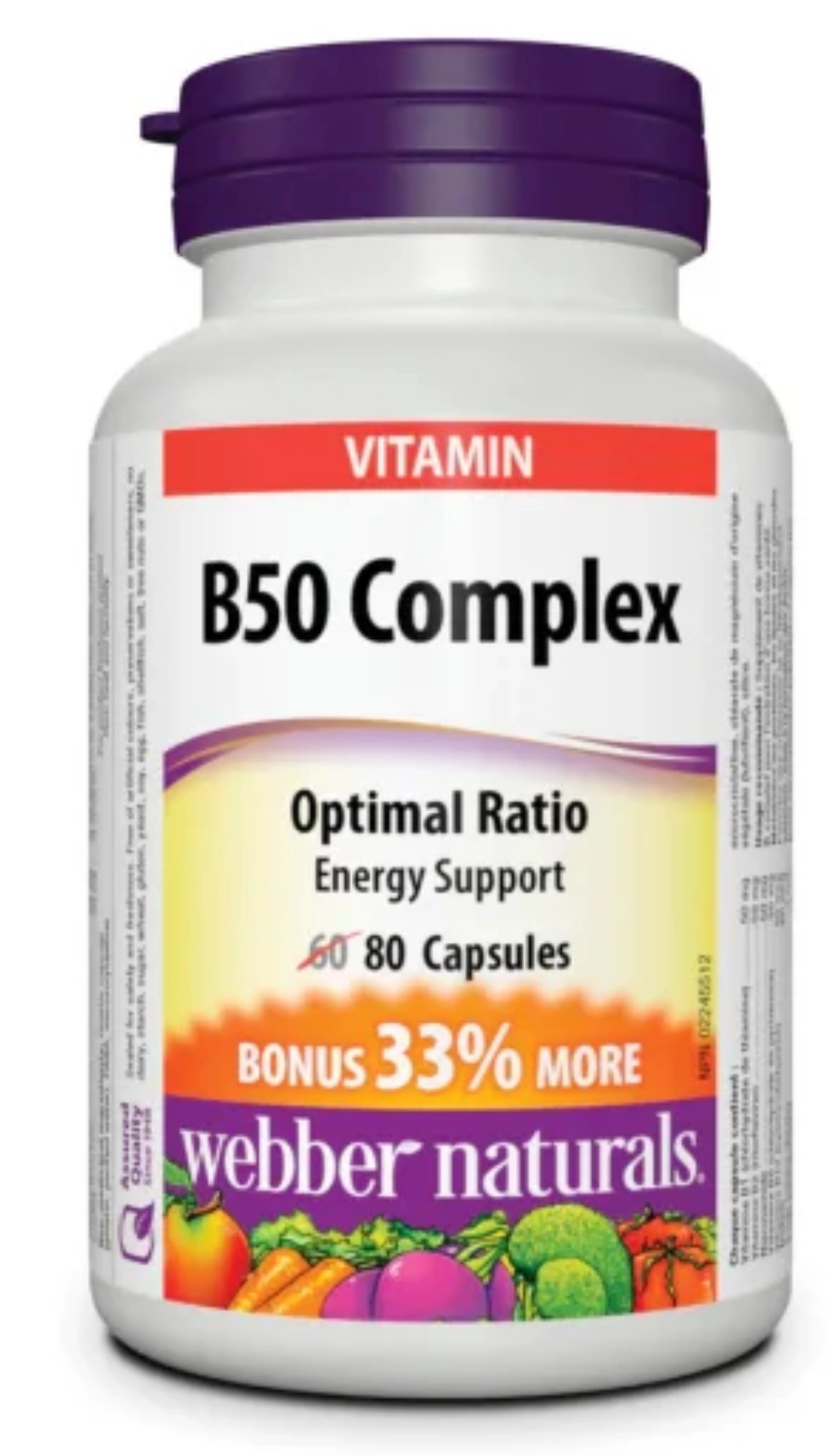 ب کمپلکس ۵۰ B50 Complex وبر نچرالز (80 عددی