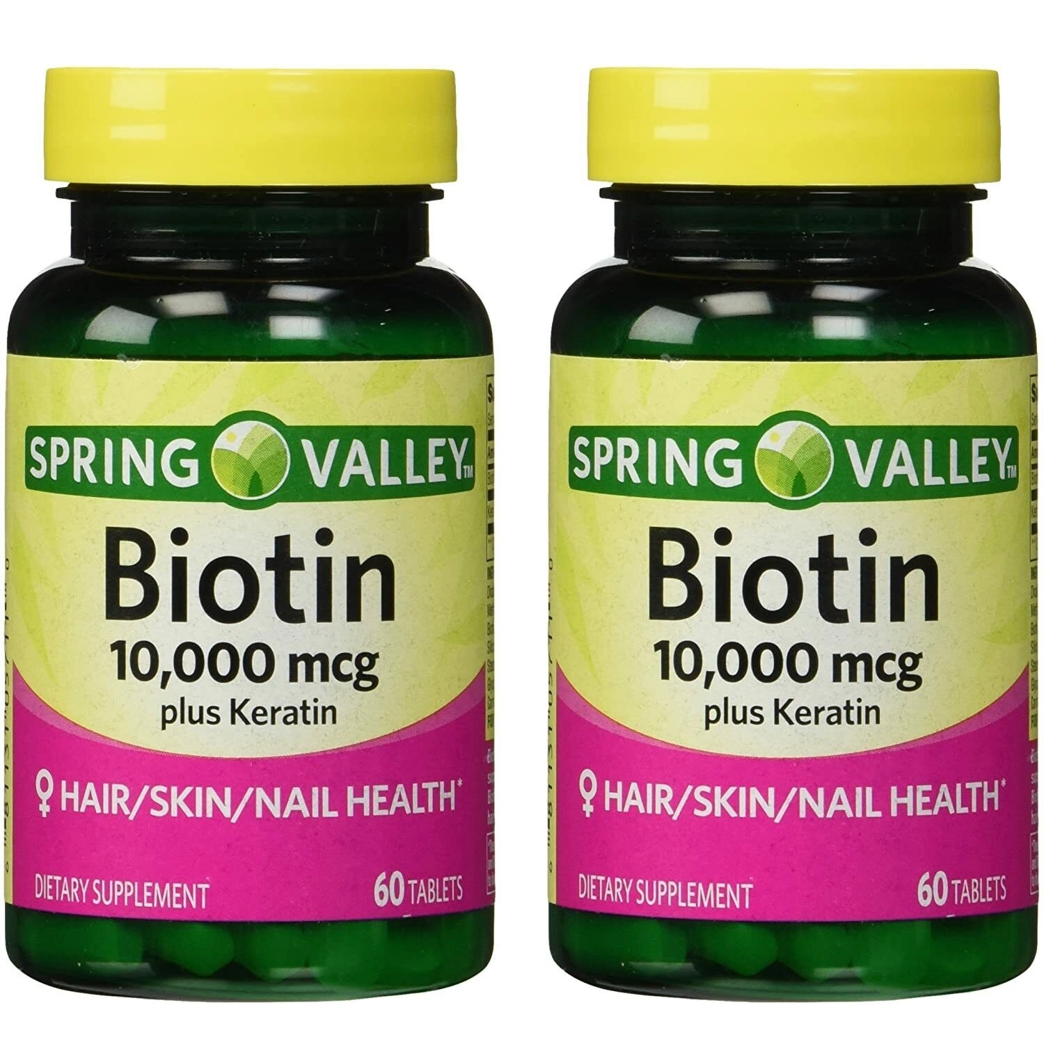 بیوتین اسپرینگ والی ۶۰عدد Spring Valley Biotin