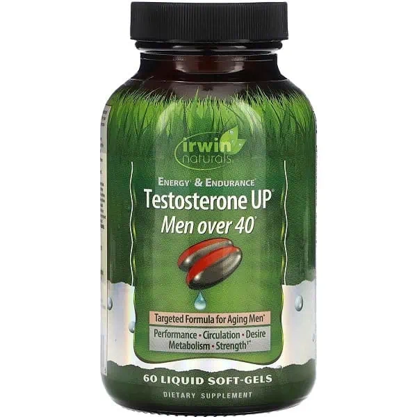 تستوسترون اپ بالای ۴۰سال ارواین نچرالز 60 عدد Testosterone Up Man Over 40