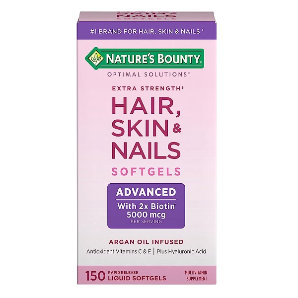 تقویت کننده پوست و مو و ناخن نیچرز بونتی 120