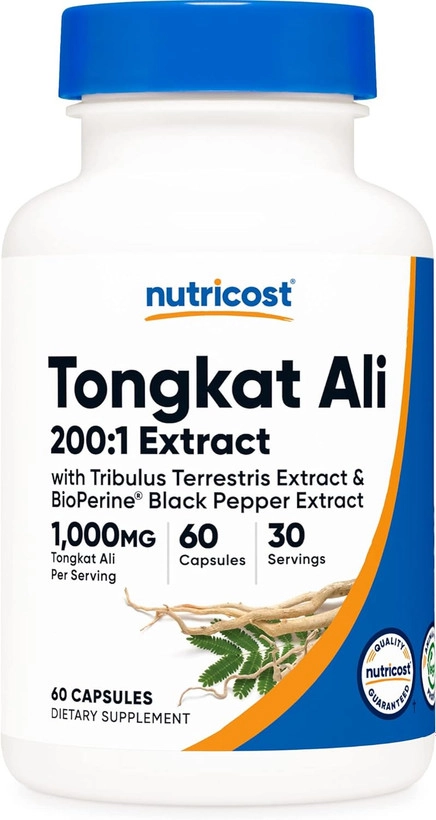 تونکات علی ناتری کاست Nutricost Tongkat Ali 1,000mg 60 Capsules