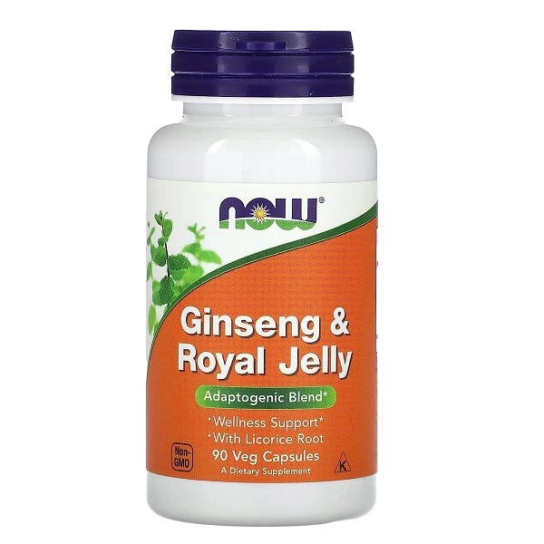 جینسینگ و رویال ژل ناو (۹۰عددی)NOW Ginseng & Royal Jelly
