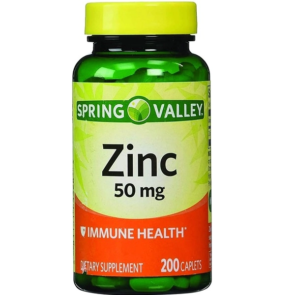 زینک اسپرینگ والی 50 میلی گرم 200 عدد Spring Valley Zinc