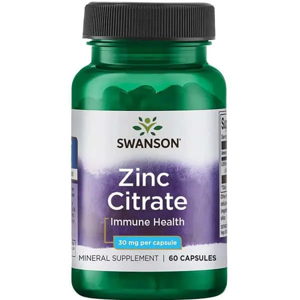 زینک سیترات سوانسون 60 عدد