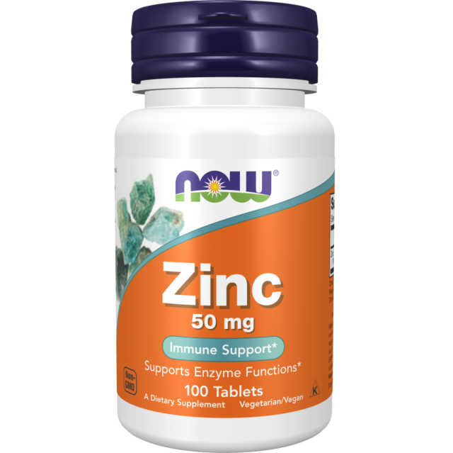 زینک گلوکونات NOW Zinc Gluconate 50mg (100 عددی) محصول آمریکا -