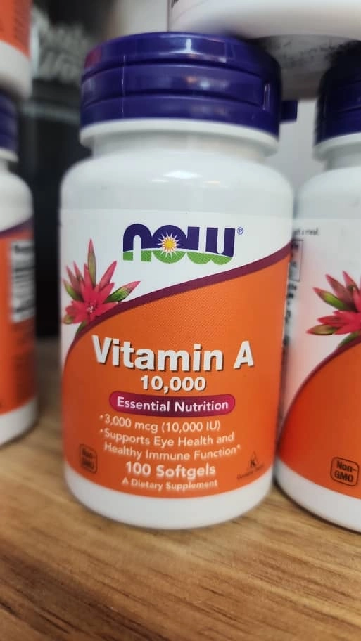 سافت ژل ویتامین NOW Vitamin A ۱۰۰۰۰ ۱۰۰عددی