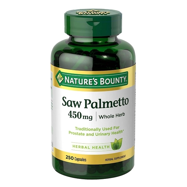 ساوپالمتو نیچرز بونتی Nature’s Bounty Saw Palmetto 450 mg