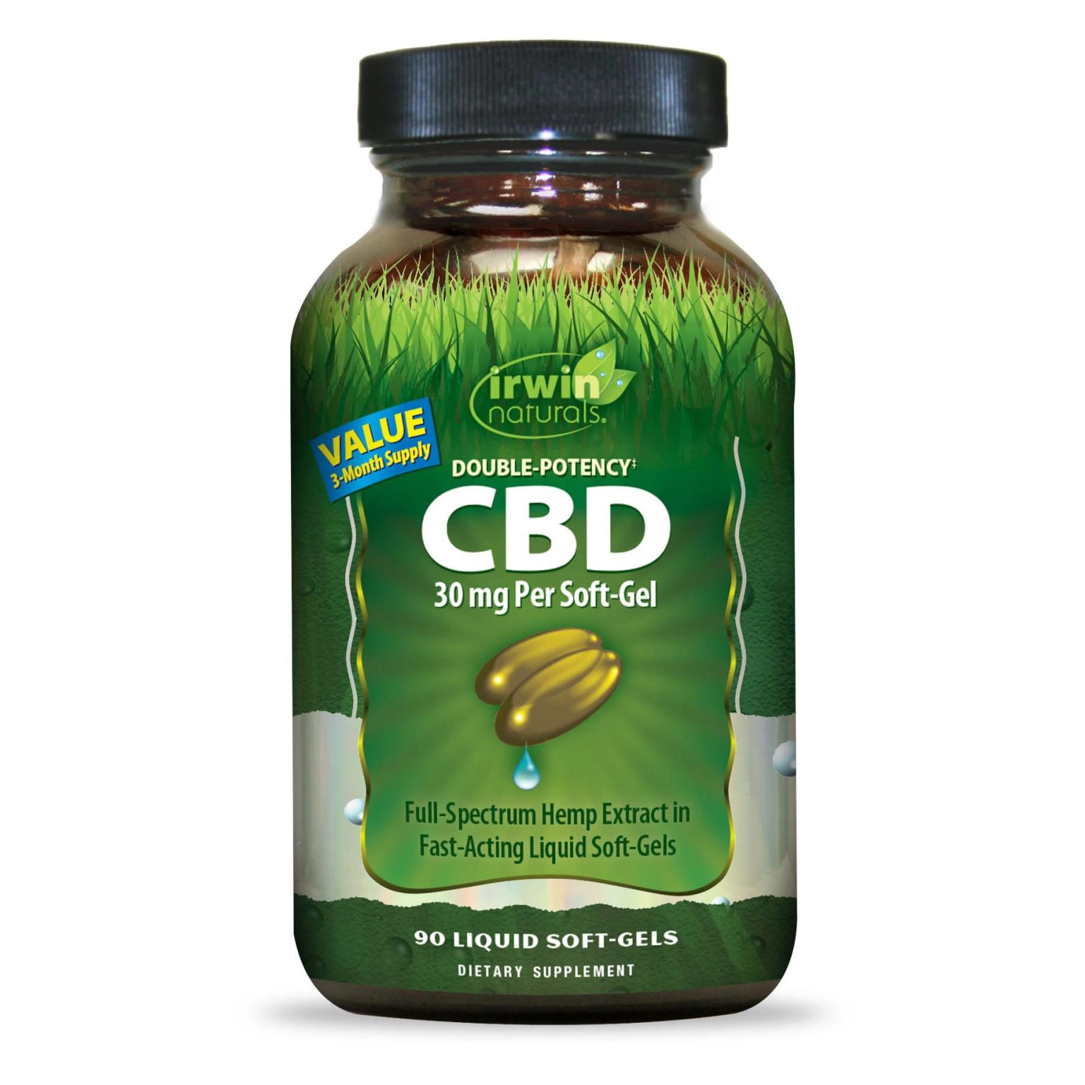 سی بی دی اروین نچرالز 30 میلی گرم 90 عدد Irwin Naturals CBD