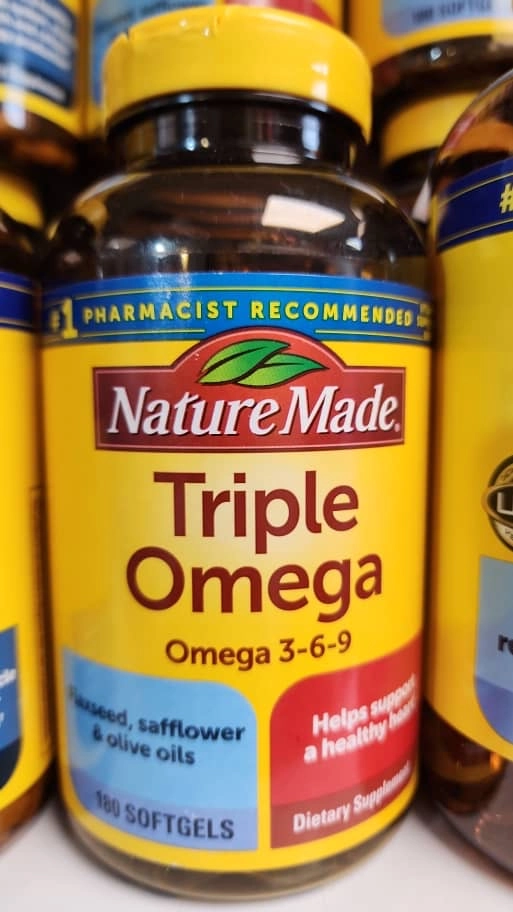 قرص امگا 3-6-9 Triple Omega نیچر مید(۱۸۰عددی) Nature Made