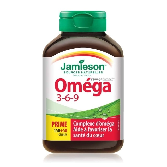 قرص امگا Jamieson Nature's Finest Omega 3-6-9 جیمیسون (200 عددی)