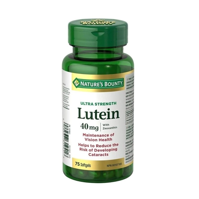 قرص لوتئین Ultra Strength Lutein نیچرز بونتی (75 عددی)
