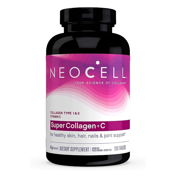 قرص کلاژن و ویتامین سی نئوسل 250 عددی Neocell Collagen Super+C