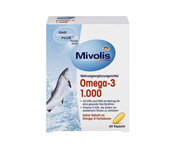 قرص Omega 3 امگا 3 1000mg موولیس (60 عددی)