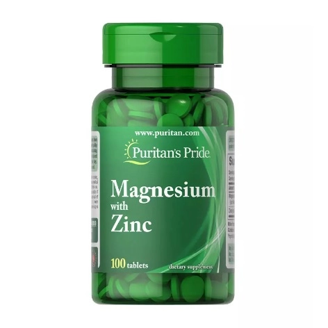 منیزیم زینک پوریتان پراید (100 عددی)Puritans Pride Zinc (Zine Gluconate) 50mg 100 Caplets