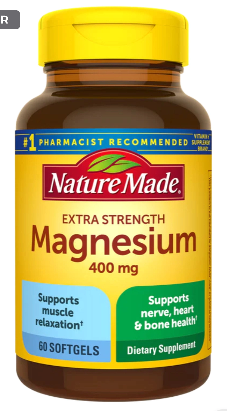 منیزیم نیچرمید Nature Made® Extra Strength 400 میلی گرم (۱۸۰عددی)