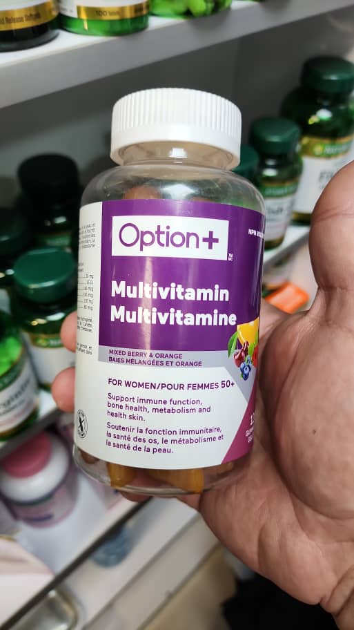 مولتی ویتامین ادولت پاستیلی +۵۰سال اوپتیون پلاس