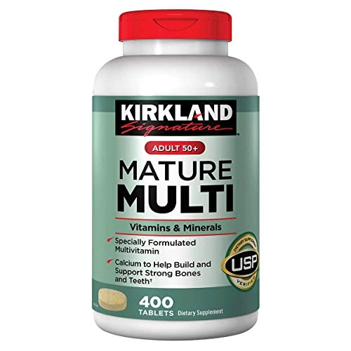 مولتی ویتامین بزرگسال Kirkland Mature +50 کرکلند (400 عددی)