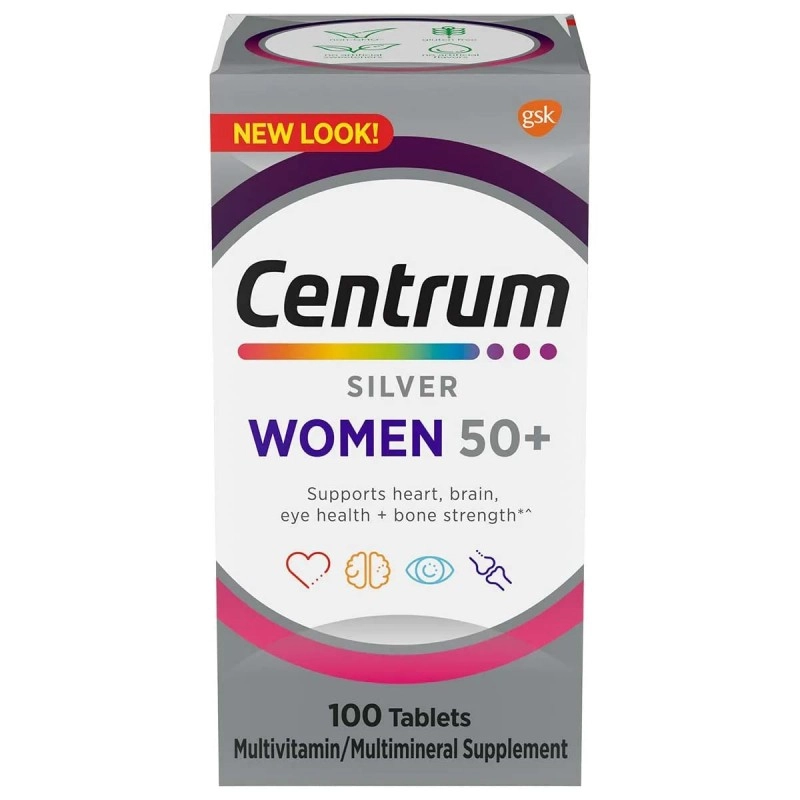 مولتی ویتامین سنتروم بانوان بالای 50 سال Centrum Women (90 عددی)