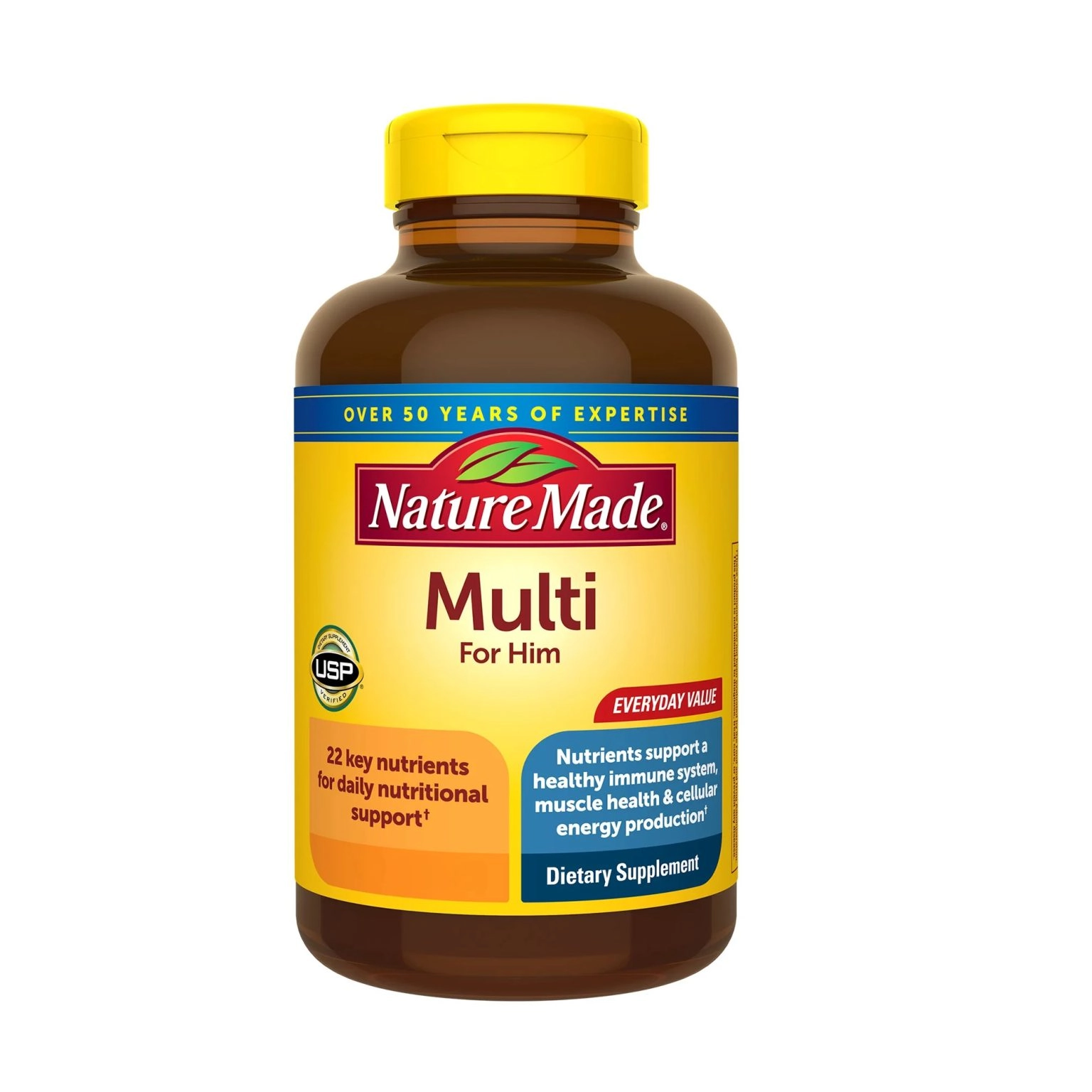 مولتی ویتامین مردانه نیچرمید ۲۵۰ عددیNature Made Men’s Multivitamin Tablets