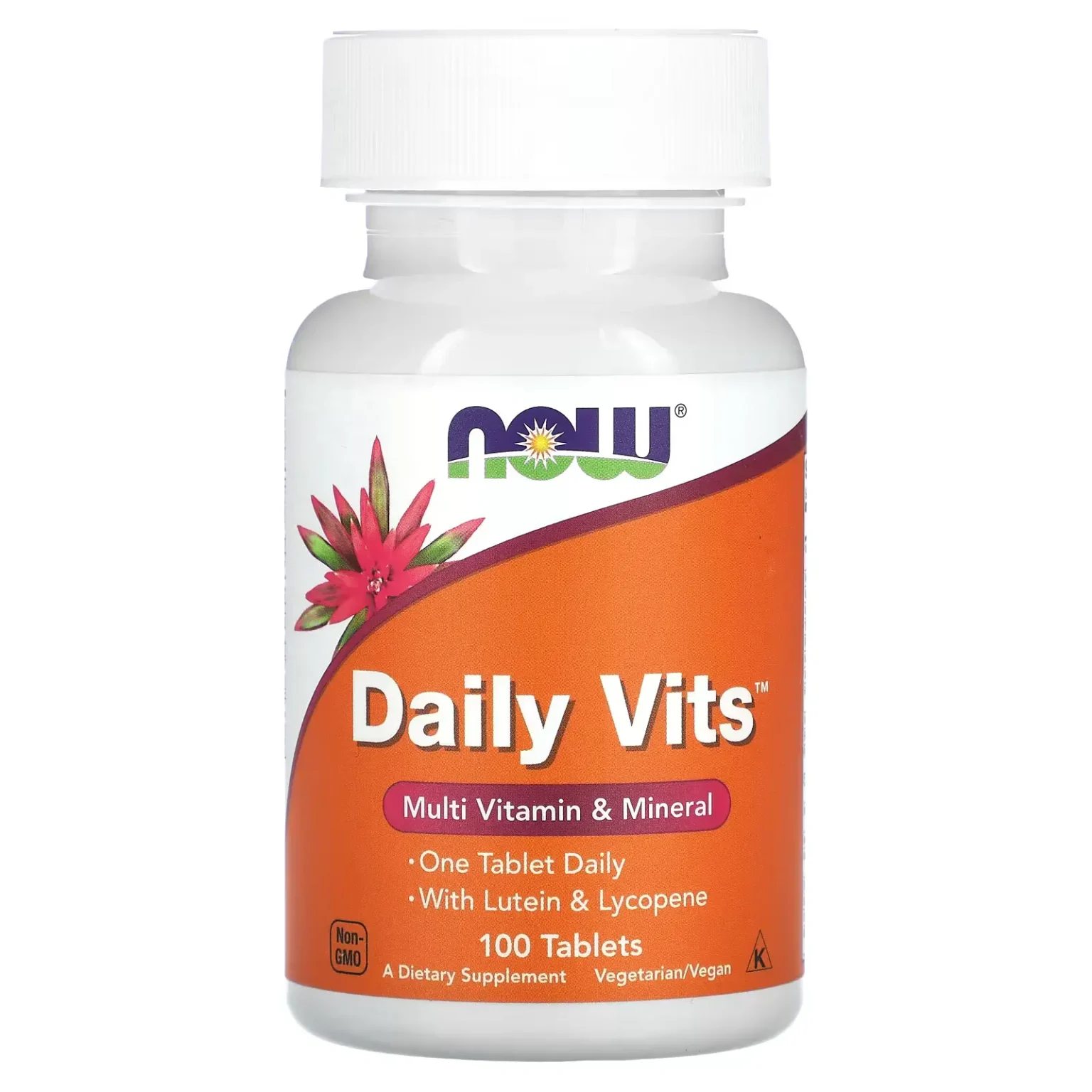 مولتی ویتامین ناو فودز 100 عددیDaily Vits, Multi Vitamin & Mineral
