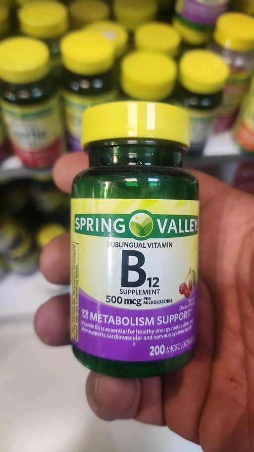 ویتامین b12 اسپرینگ والی(۲۰۰عدد) B12 spring vally