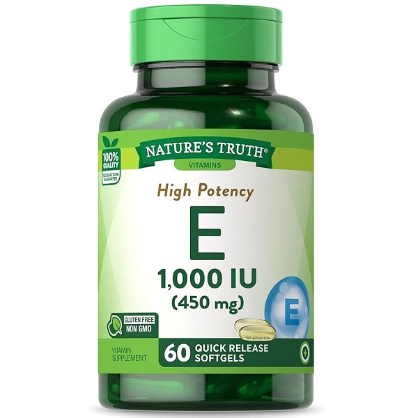 ویتامین ای نیچرز تریث (۶۰عددی )Nature’s Truth Vitamin E 1000IU