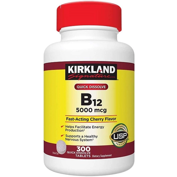 ویتامین ب 12 کرکلند 5000 میکروگرم 300 عدد Kirkland B12