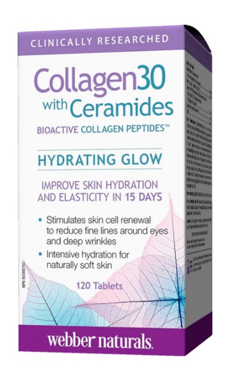کلاژن 30 و سرامیدس وبر نچرالز ۲۰۰عددی Webber Naturals Collagen30 with Ceramides