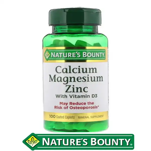 کلسیم منیزیم زینک ۱۰۰ عددی نیچربونتی