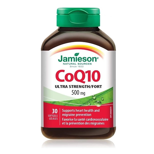 کوآنزیم جمیسون(۳۰تایی) Jamieson CoQ10 500mg