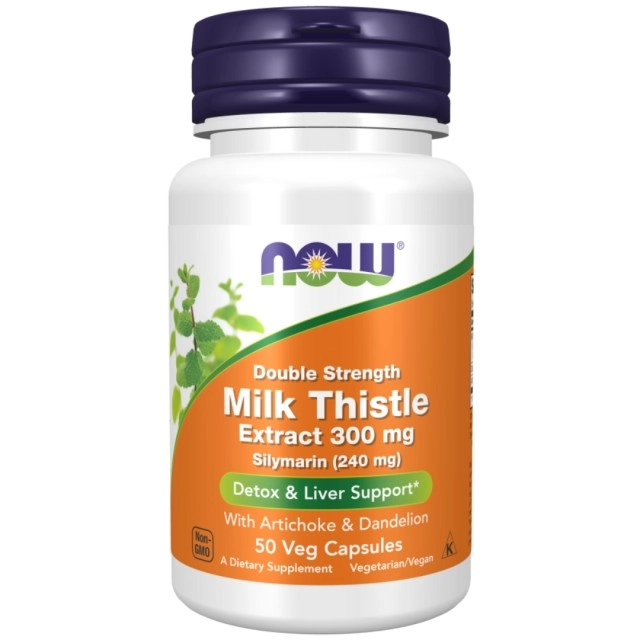 کپسول خار مریم ناو NOW Milk Thistle 300mg (50 عددی)