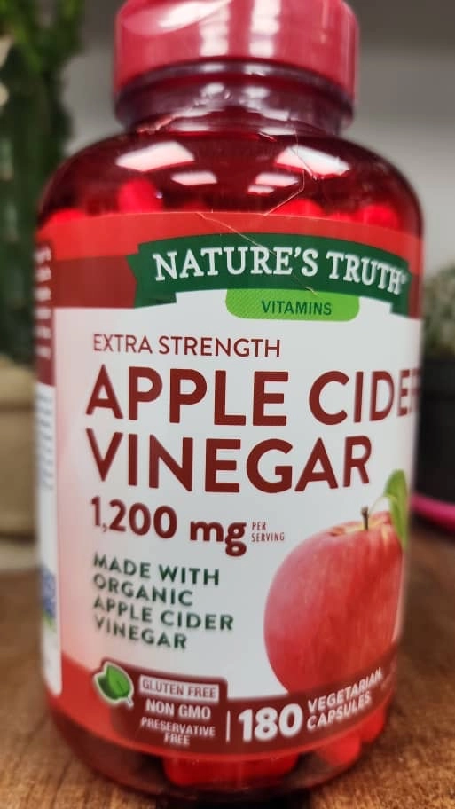 کپسول سرکه سیب نیچرزتریث ۱۸۰عددی