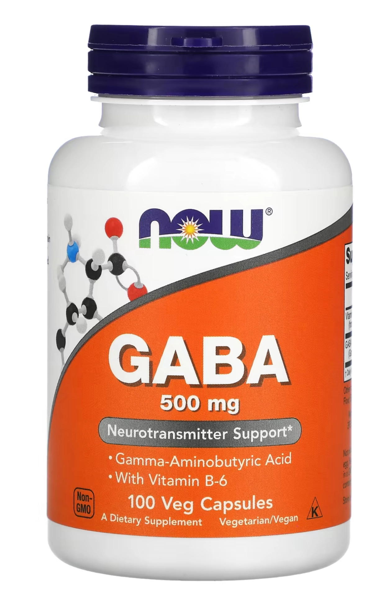 گابا ناو 100 عددی NOW GABA ۵۰۰میلی گرم