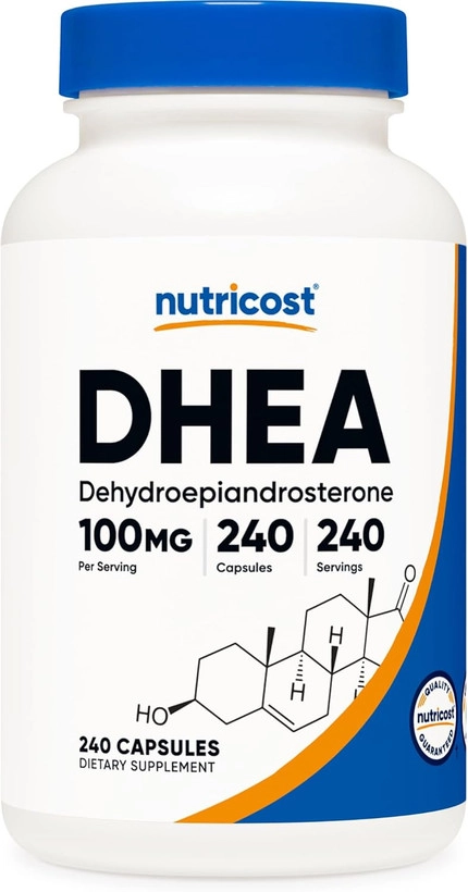 DHEA ناتری کست 100 میلی گرم Nutricost DHEA 100mg, 240 Capsules