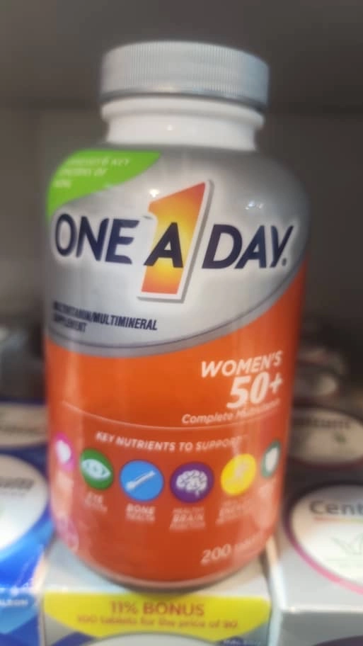 multi-vitamin ONE A DAY مولتی ویتامین وان ا دی زنانه 50+( ۳۰۰ عدد) بایر