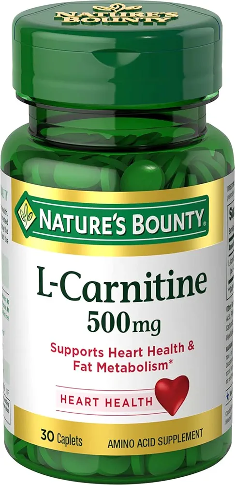 ال-کارنیتین ۵۰۰ میلیگرم نیچرز بونتی (۳۰عددی) Nature's Bounty L-Carnitine,