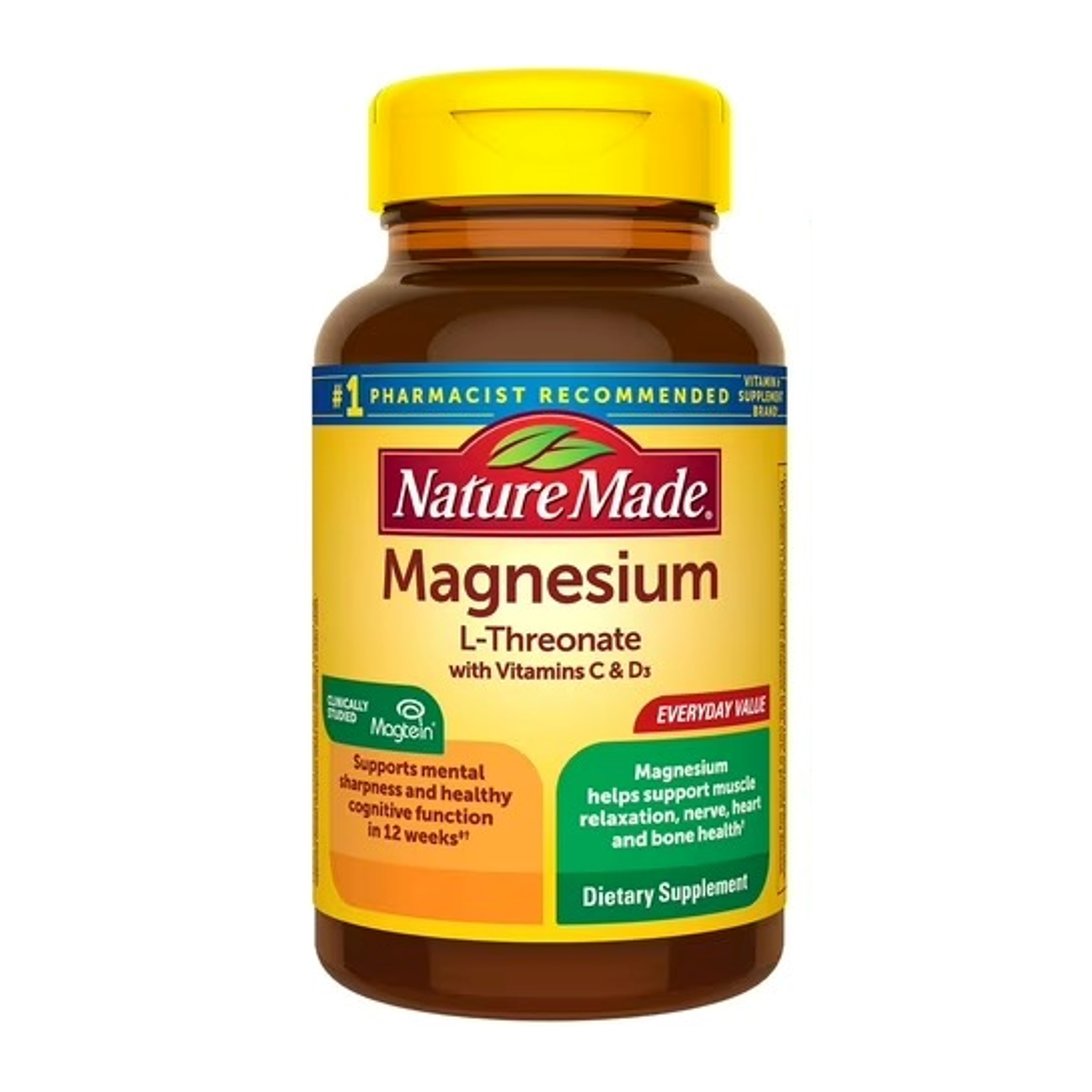 منیزیم ال-ترئونات 75 عددی نیچرمید Nature Made