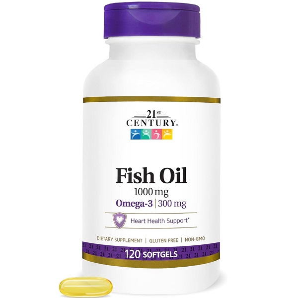 امگا روغن ماهی سنتری 1000 میلی گرم 120 عدد 21st Century Fish Oil