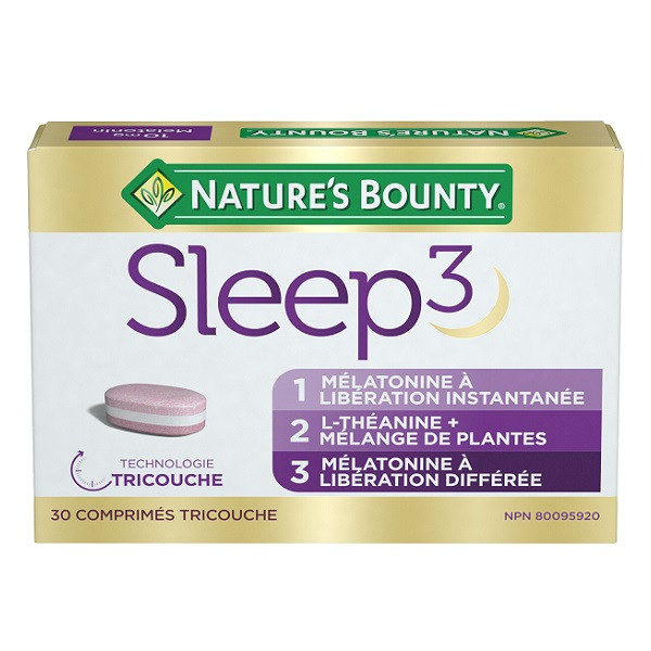 تقویت کننده خواب اسلیپ 3 نیچرز بونتی ۱۲۰ تایی Nature’s Bounty Sleep 3