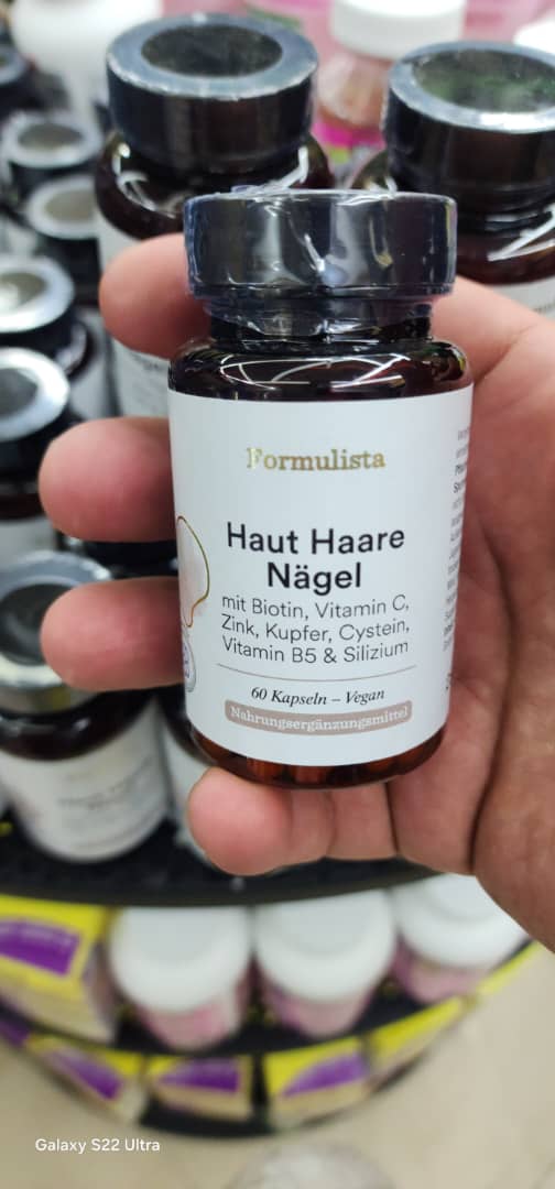 قرص تقویت پوست و مو ناخن فرمولیستا ۶۰ عددی