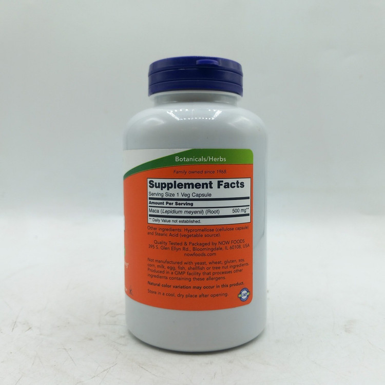 ماکا ناو 500 میلی گرم 100 عدد Now Maca