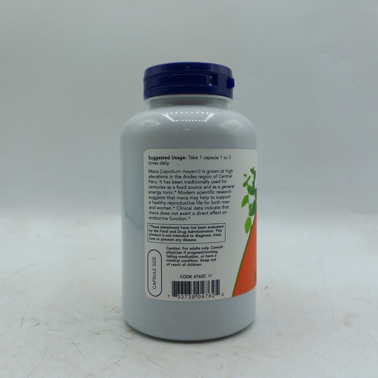 ماکا ناو 500 میلی گرم 100 عدد Now Maca