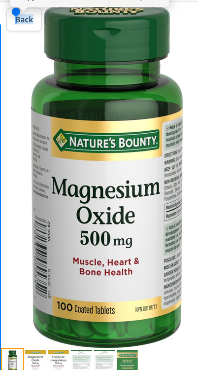 منیزیم اکساید نیچر بونتی ۱۰۰عددی