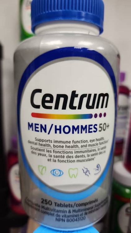 مولتی ویتامین سنتروم آقایان بالای 50 سال (275 عددی)۱ ۲۰۲۵