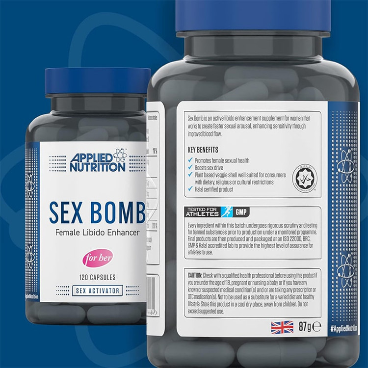 مکمل ویژه افزایش میل و توان جنسی (ویژه بانوان) Applied Nutrition Sex Bomb for Her
